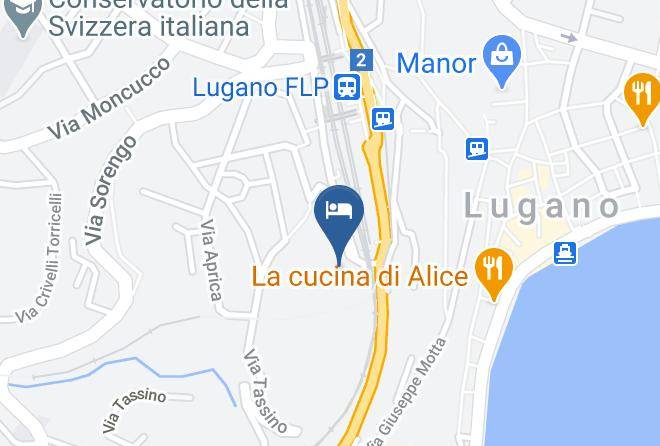Lugano - Continental Parkhotel Lugano Maps