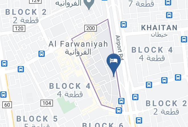 Al Farwaniya - Continental Suite Farwaniya Maps