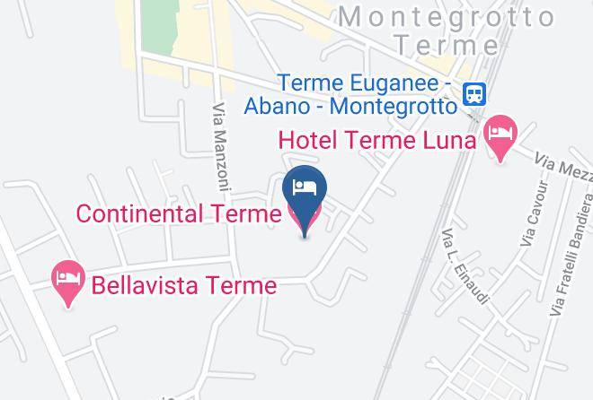 Padua - Continental Terme Hotel Maps