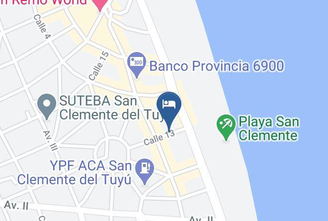 Mar Del Tuyu - Continente Boutique Maps