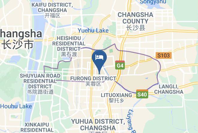 Changsha - Convenience City Hotel Wanjiali Square Maps