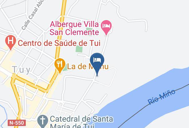 Pontevedra - Convento Del Camino Albergue Maps
