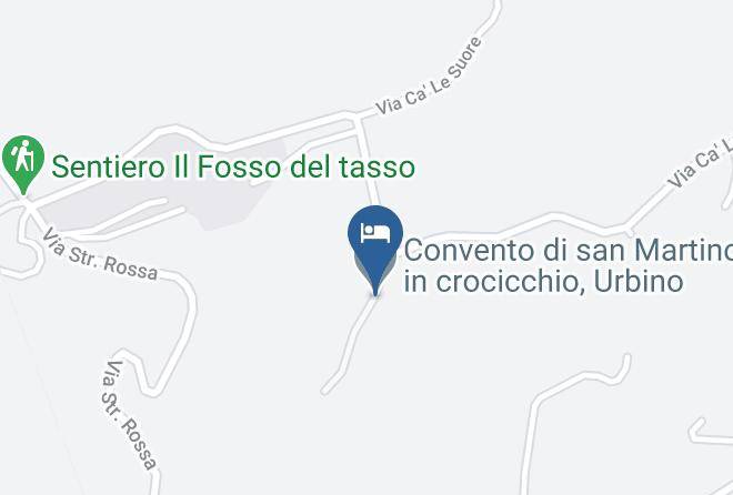 Pesaro And Urbino - Convento Di San Martino In Crocicchio Urbino Maps