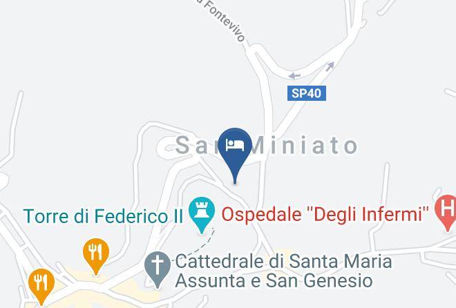 Pisa - Convento Francescano Maps