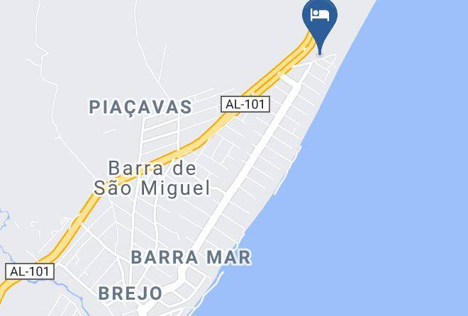 Barra De Sao Miguel - Conves Pousada Maps