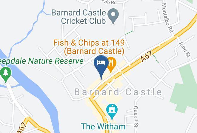 Durham - Coach & Horses Barnard Castle Maps
