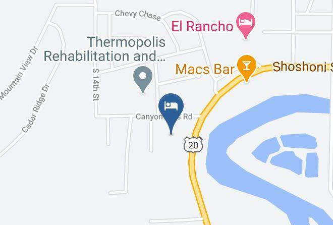 Hot Springs - Coachman Motel Maps