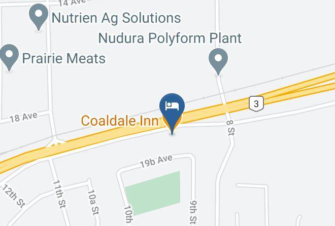 Coaldale Inn Map