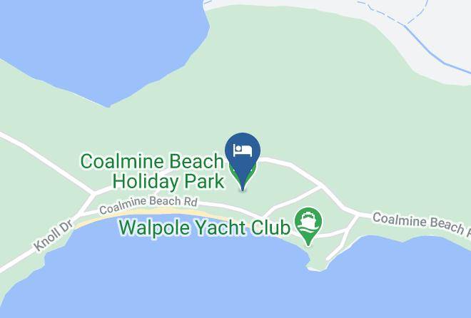 Coalmine Beach Holiday Park Map
