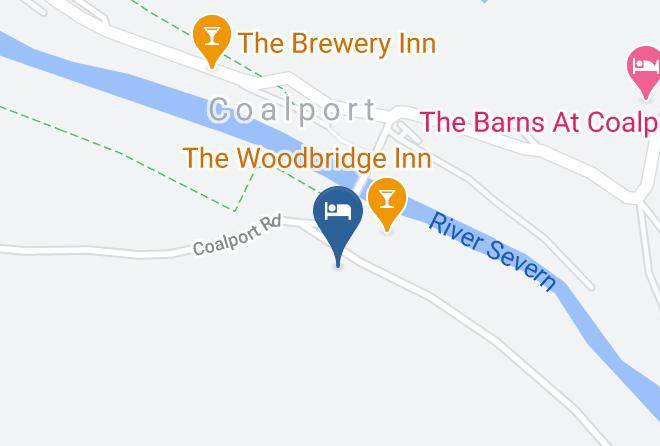 Shropshire - Coalport Station Holidays Maps