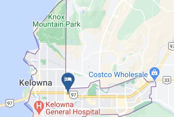 Central Okanagan - Coast Capri Hotel Maps
