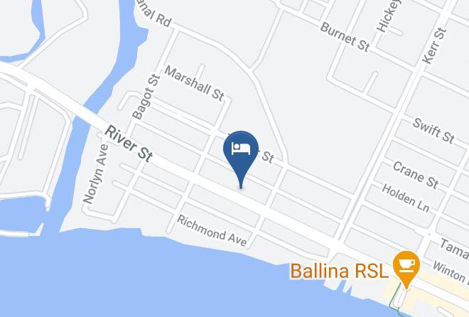 Ballina - Coast Inn Motel Maps