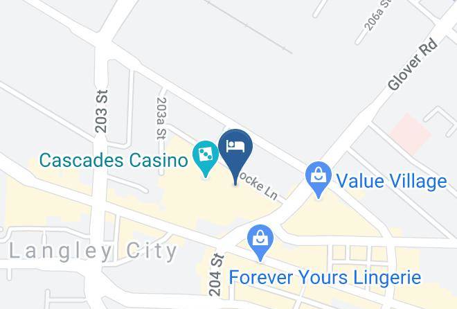 Coast Langley City Hotel & Convention Centre Map