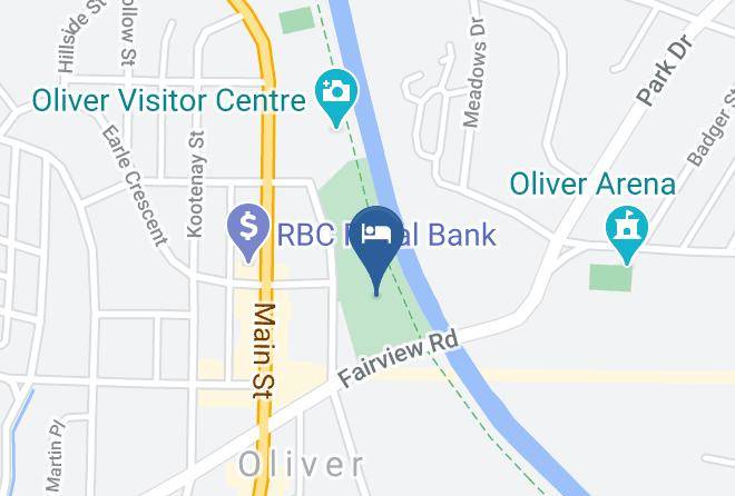 Okanagan Similkameen - Coast Oliver Hotel Maps