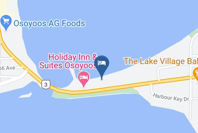 Okanagan Similkameen - Coast Osoyoos Beach Hotel Maps