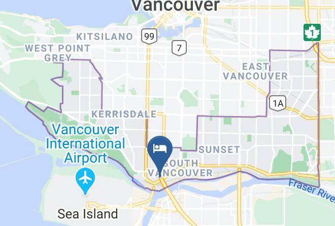 Coast Vancouver Airport Hotel Map
