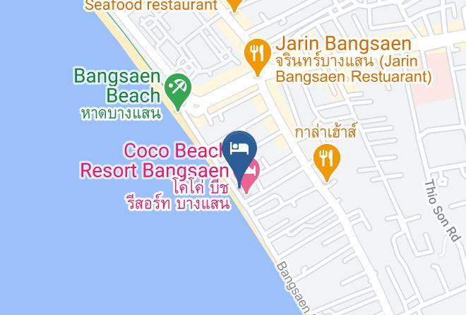 Mueang Chonburi District - Coasta Bangsaen Maps