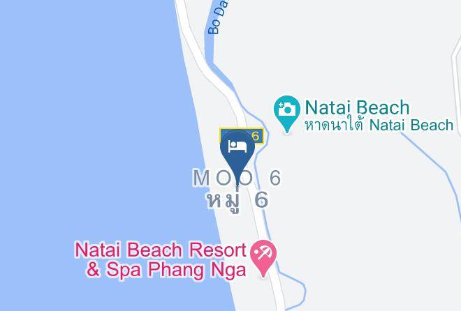 Amphoe Takua Thung - Coastal Escape Natai Beach Maps