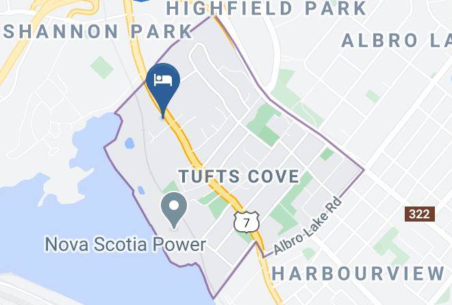 Coastal Inn Dartmouth Map - Nova Scotia - Halifax