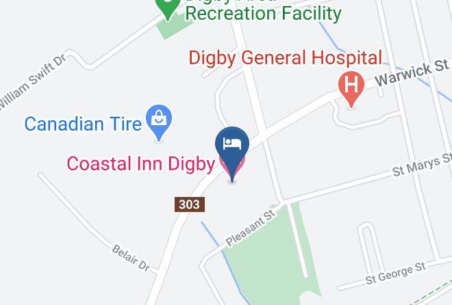 Digby - Coastal Inn Digby Maps
