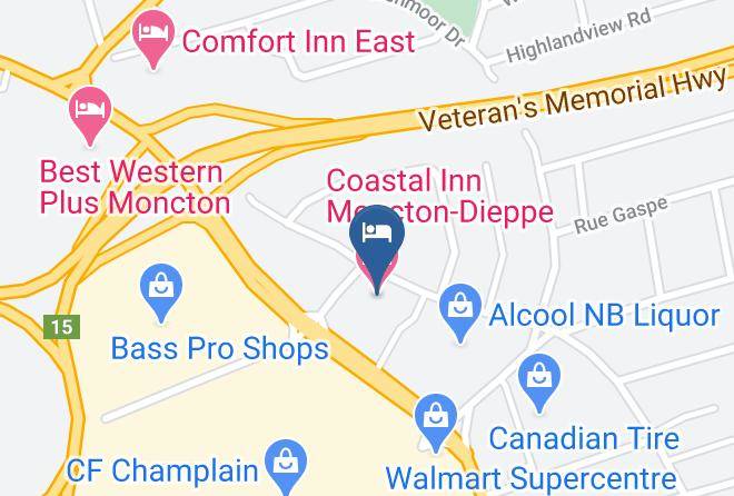 Westmorland - Coastal Inn Moncton Dieppe Maps