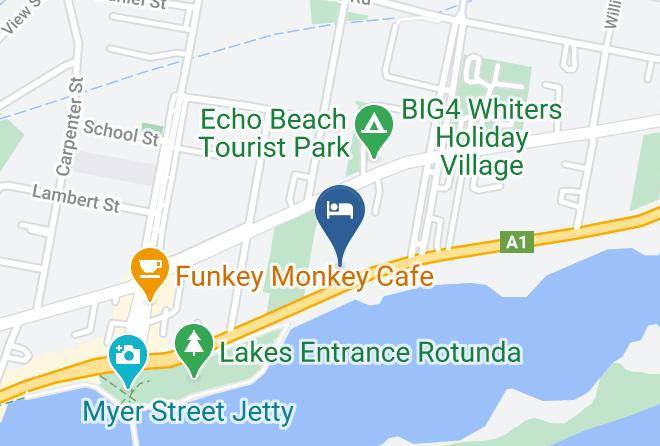 East Gippsland - Coastal Waters Motor Inn Maps