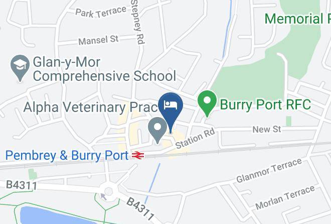 Carmarthenshire - The Coasting Pilot Hotel Maps