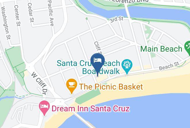 Santa Cruz - Coastview Inn Maps