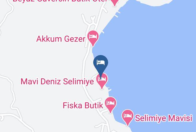 Mugla - Coban Otel Selimiye Maps