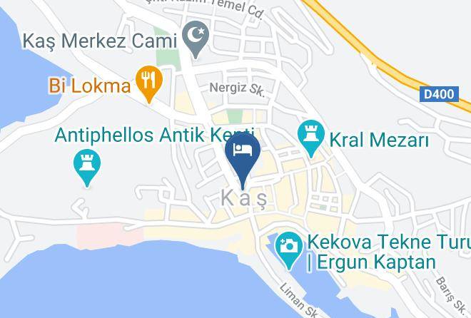Kas - Cobanoglu Otel Maps