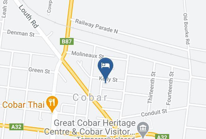Cobar - Cobar Miners Lodge Maps