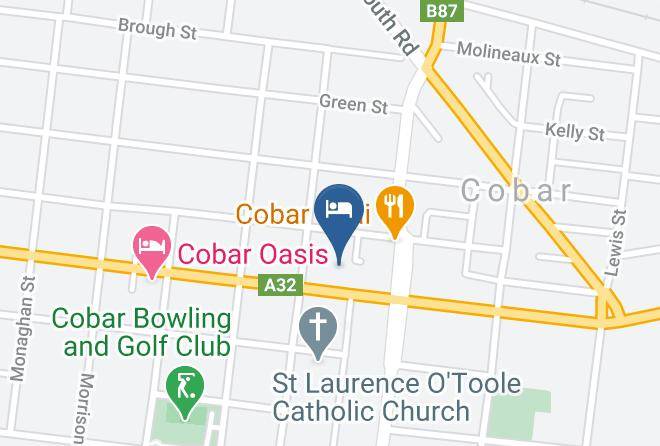 Cobar - Cobar Motor Inn Maps