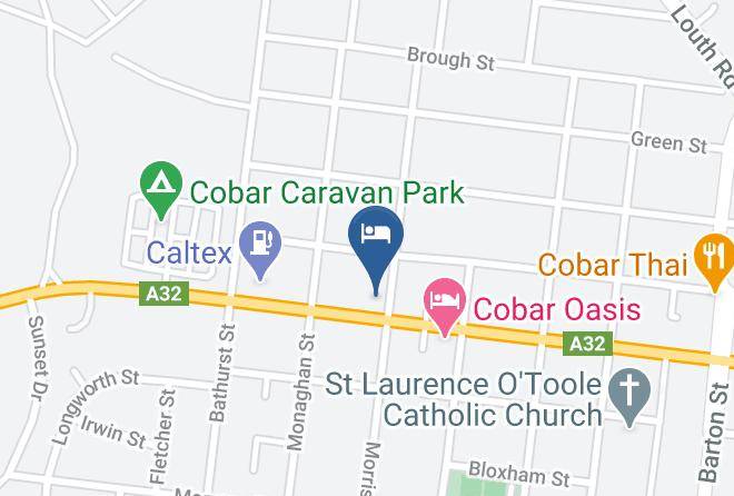 Cobar - Hi Way Motel Maps
