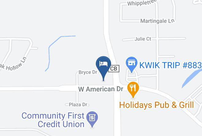 Winnebago - Cobblestone Hotel & Suites Appleton International Airport Maps