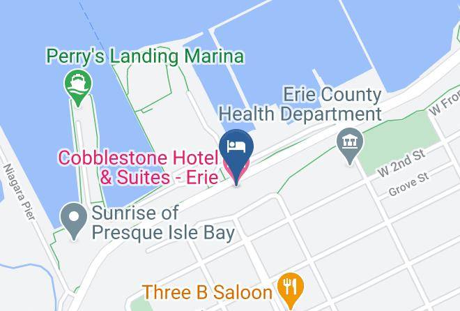 Erie - Cobblestone Hotel & Suites Erie Maps