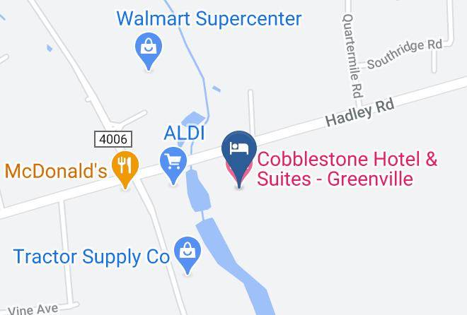 Mercer - Cobblestone Hotel & Suites Greenville Maps