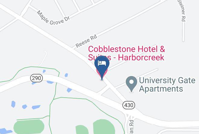 Erie - Cobblestone Hotel & Suites Harborcreek Maps