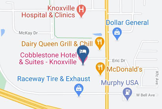 Marion - Cobblestone Hotel & Suites Knoxville Maps