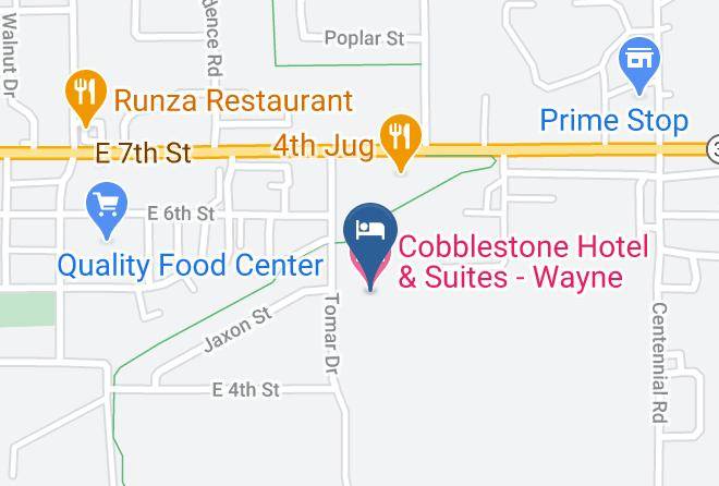Wayne - Cobblestone Hotel & Suites Wayne Maps
