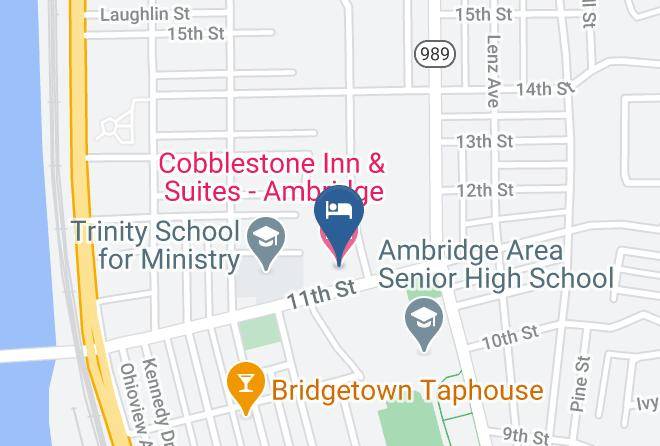 Beaver - Cobblestone Inn & Suites Ambridge Maps