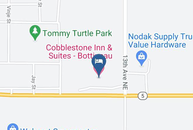 Bottineau - Cobblestone Inn & Suites Bottineau Maps