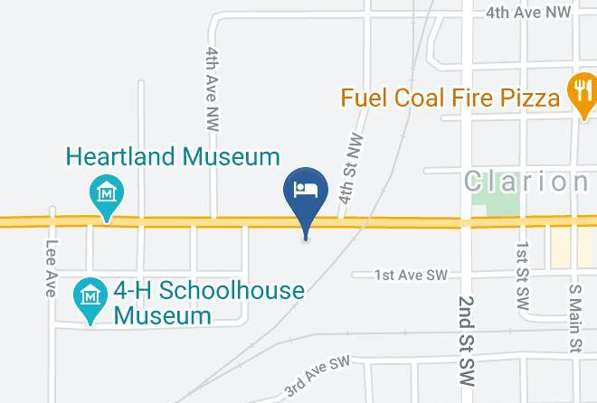 Wright - Cobblestone Inn & Suites Clarion Maps