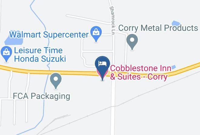 Erie - Cobblestone Inn & Suites Corry Maps