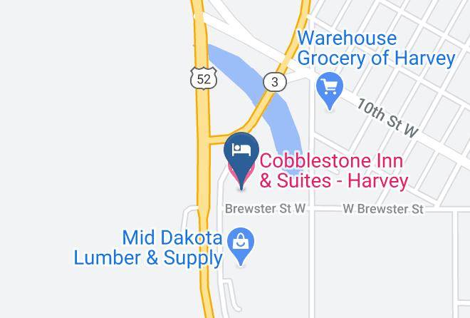 Wells - Cobblestone Inn & Suites Harvey Maps