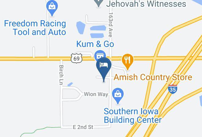 Cobblestone Inn & Suites Lamoni Map