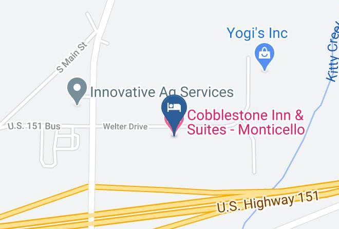 Jones - Cobblestone Inn & Suites Monticello Maps