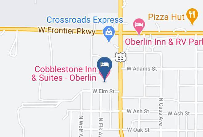 Decatur - Cobblestone Inn & Suites Oberlin Maps
