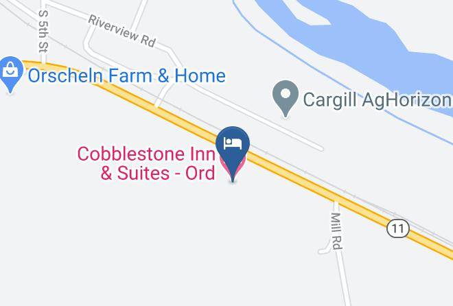 Valley - Cobblestone Inn & Suites Ord Maps