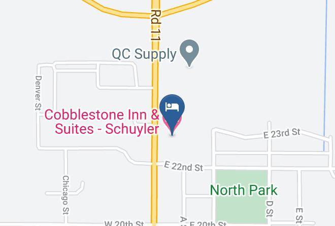 Colfax - Cobblestone Inn & Suites Schuyler Maps