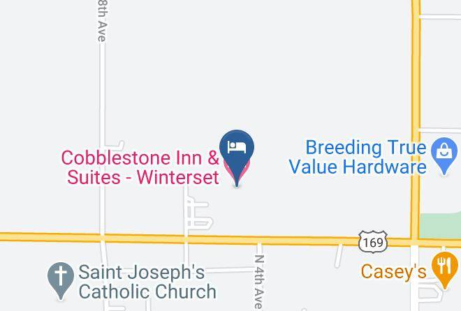 Madison - Cobblestone Inn & Suites Winterset Maps